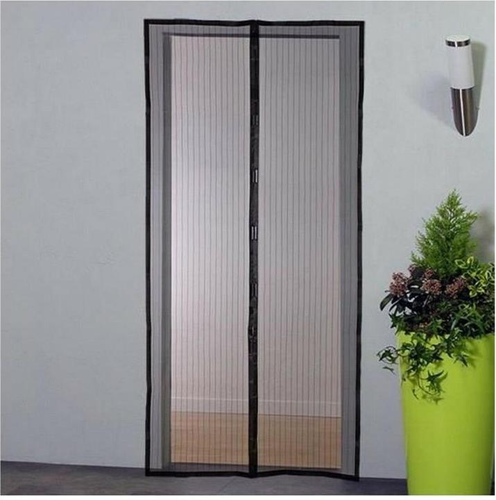 Actual product image No Name Fliegenvorhang Magnetisches Schloss Türen Polyester 230 x 100 cm (230 x 100 cm)