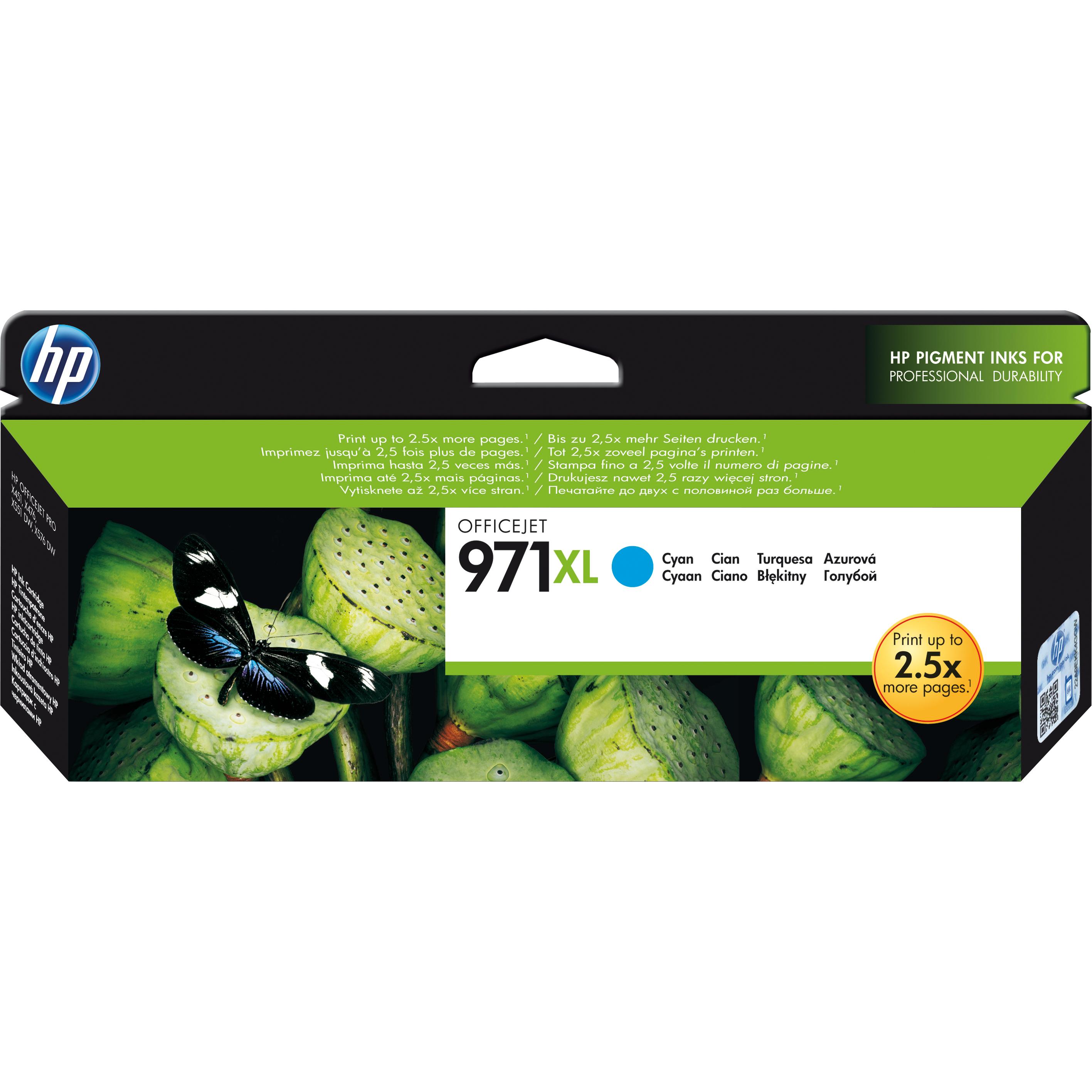 HP, Druckerpatrone, 971xl (C)