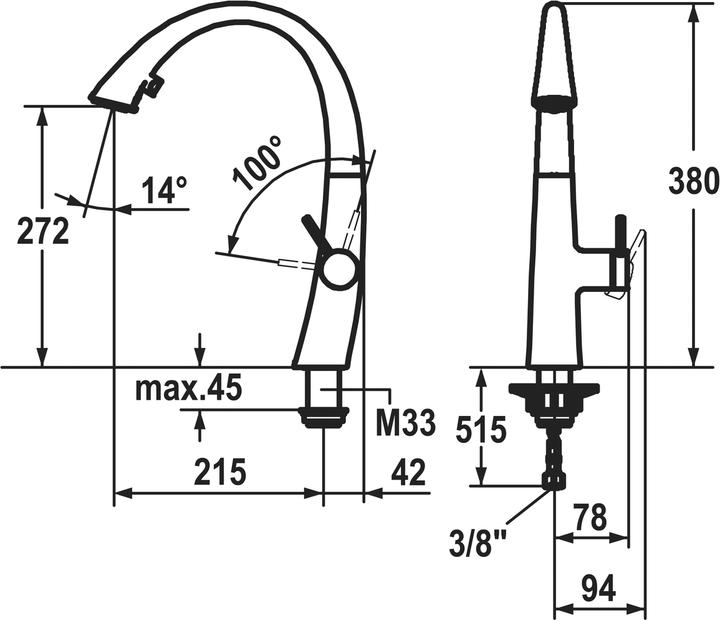 Immagine prodotto KWC Rubinetti per lavandini ZOE A 215
