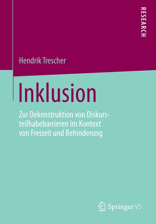 Produktbild Inklusion (Deutsch, Hendrik Trescher, 2015)