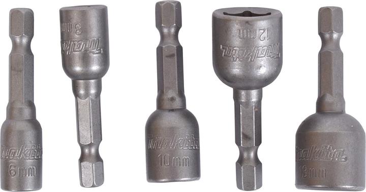 Image du produit Makita Jeu de clés à douilles 1/4 5pcs. (13 mm, 12 mm, 10 mm)