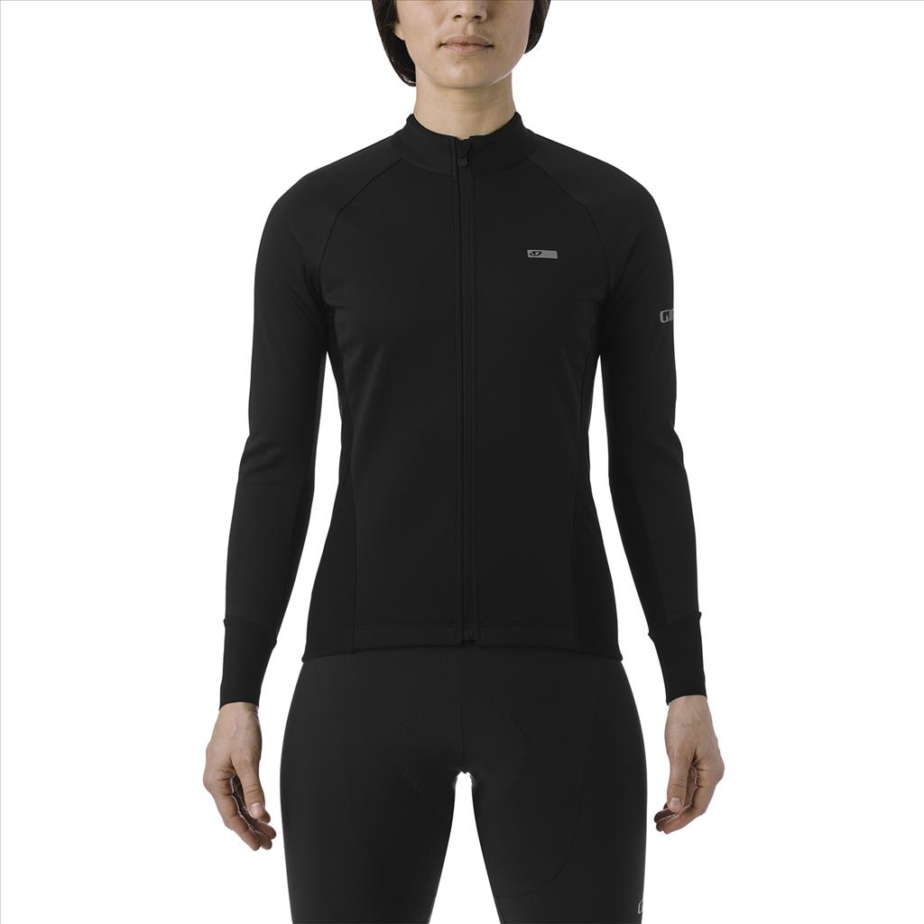Thumbnail - Giro, Damen, Velotrikot, W Chrono Pro Windbloc Jersey (L), Schwarz, L
