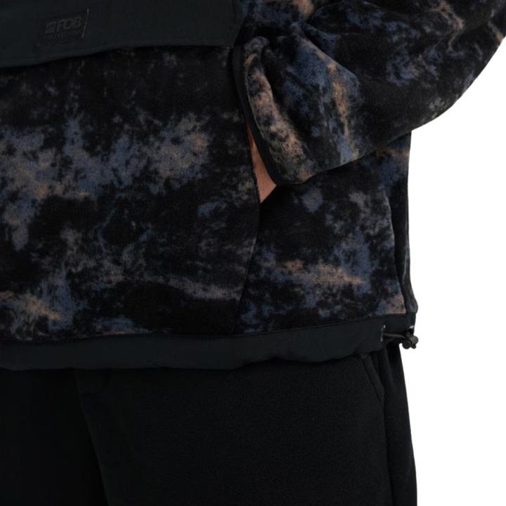 Produktbild 4F Herren-Fleece-Sweatshirt, mehrfarbig, mit Allover-Print (XL)