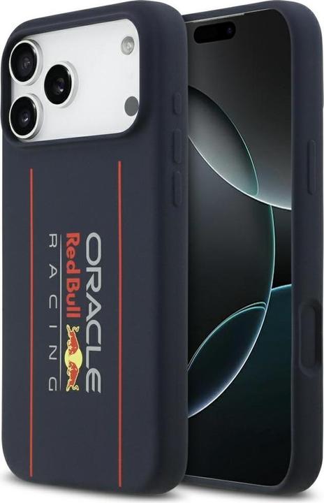Produktbild Red Bull Silicone Oversize Vertical Logo MagSafe Case for iPhone 17 Pro Max Navy Blue (Apple iPhone 17 Pro Max)