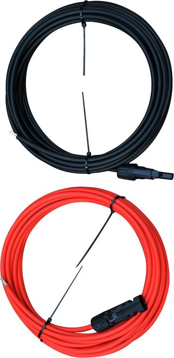 Enjoy solar Professionele zonnekabel 4mm² 5m met zonnestekkers voor zonnepaneel en laadregelaar (Zonnekabel)