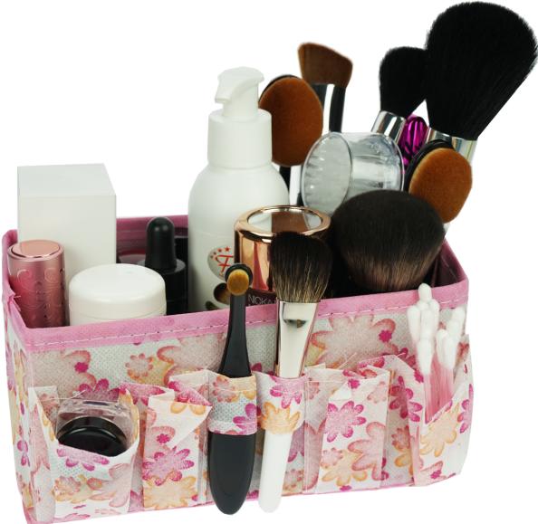 Actual product image Beauty Organizer pink Masse: L 18 x T 10 x H 9