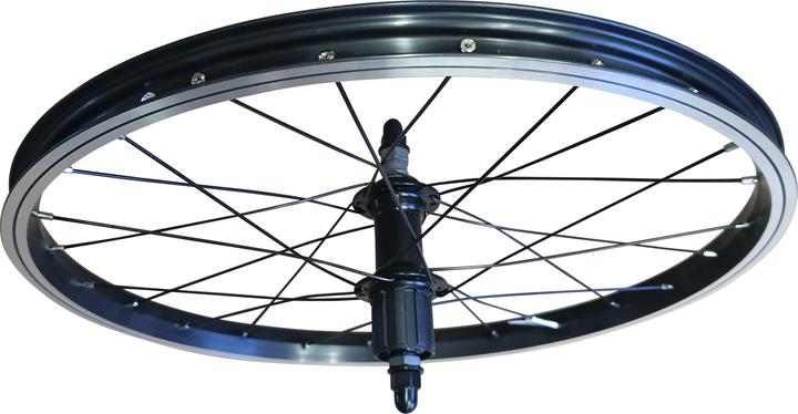 Actual product image Mustang Velo Rear wheel 20&quot 135/geschr. 24L. 7 Speed (Rear wheel, 20")
