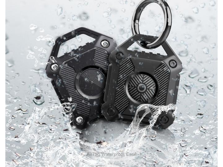 Productafbeelding Screenguard Apple Airtag Rugged Waterdichte Hoes met hanger