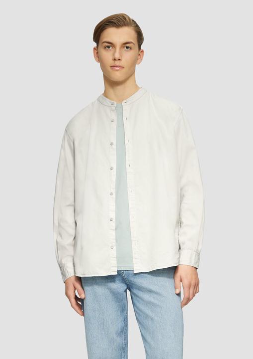 Actual product image S.Oliver Hemd Regular Fit: Gewaschenes Hemd mit Stickerei (XS)