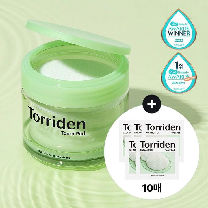 Actual product image Torriden Balanceful Toner Pad 60ea (Face toner, 180 ml)