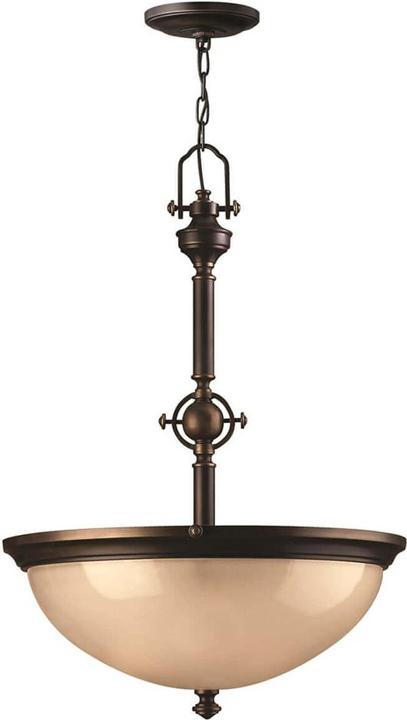 Immagine prodotto Elstead Lighting Lampada a sospensione Mayflower E27 tripla in bronzo antico (E27)