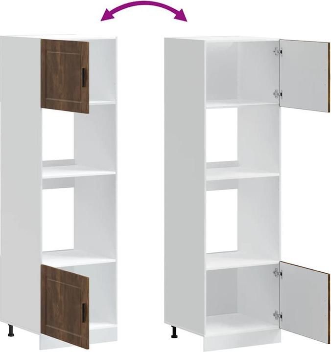 Produktbild vidaXL Herdumbauschrank (60 x 57 x 207 cm)