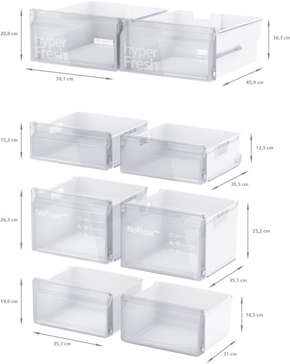 Actual product image Siemens KF96NVPEA (605 l)