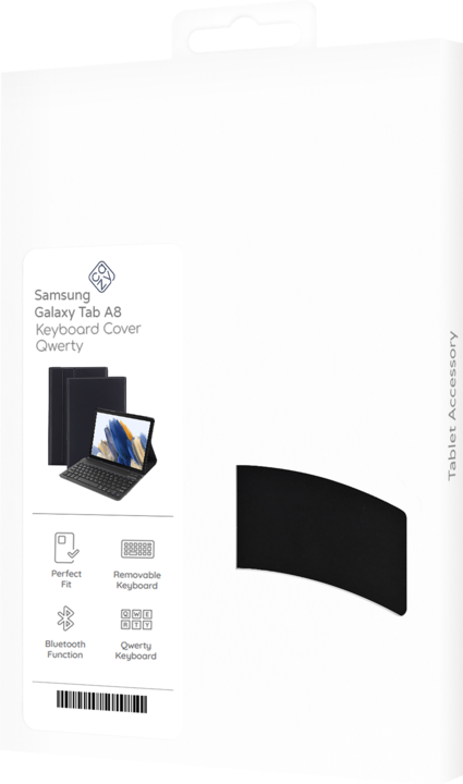 Produktbild Cazy Tastatur Hülle Kompatibel mit Samsung Galaxy Tab A8 - Schutz Etui mit magnetisch Abnehmbarer (Eng. Int., Galaxy Tab A8)