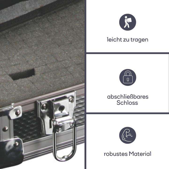 Actual product image Perel Tool box with rounded aluminum corners (1 Piece)