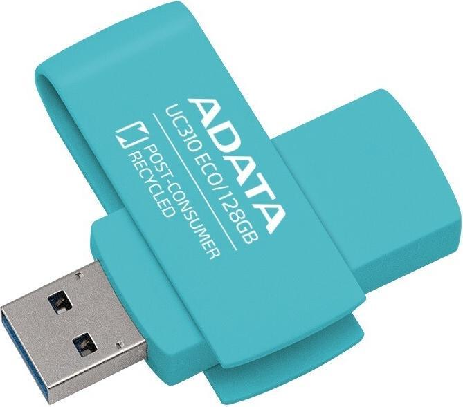 Image du produit Adata UC310 ECO 128GB (vert, USB-A 3.2 Gen 1) (128 Go, USB-A)