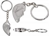 Actual product image Ootb Metal keychain, Broken Heart