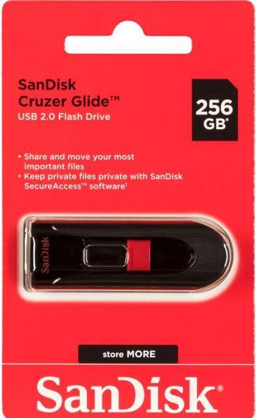 Produktbild SANDISK Cruzer Glide (256 GB, USB-A)