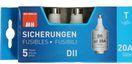 Actual product image Max Hauri Fuse 20A slow-blow 500V DT-II 5pcs. (20 A)