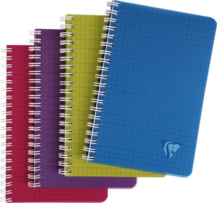 Actual product image Clairefontaine LINICOLOR INTENSIV - spiral notebook (Special, Checked, Soft cover)