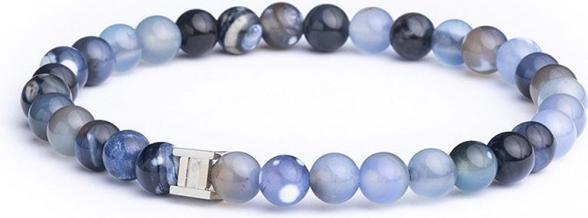 Actual product image Gemini Bracelet - Natural Agate Stone - Size L
