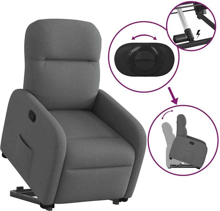 Image du produit vidaXL Relaxsessel mit Aufstehhilfe