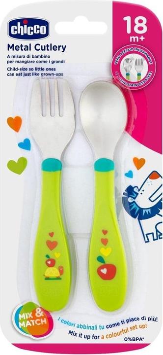 Produktbild Chicco Erstes Edestahlbesteck Set