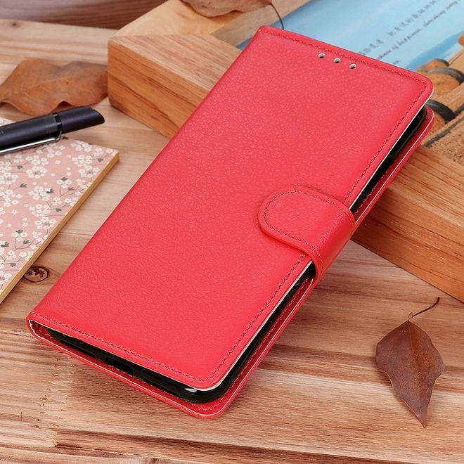 Actual product image MU Classic Litchi Leather Bookcover Series (Samsung Galaxy A54 5G)