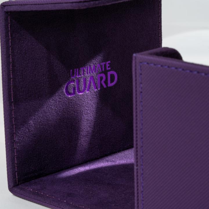 Actual product image Ultimate Guard Card Box XenoSkin Sidewinder Monocolor 80+ Purple