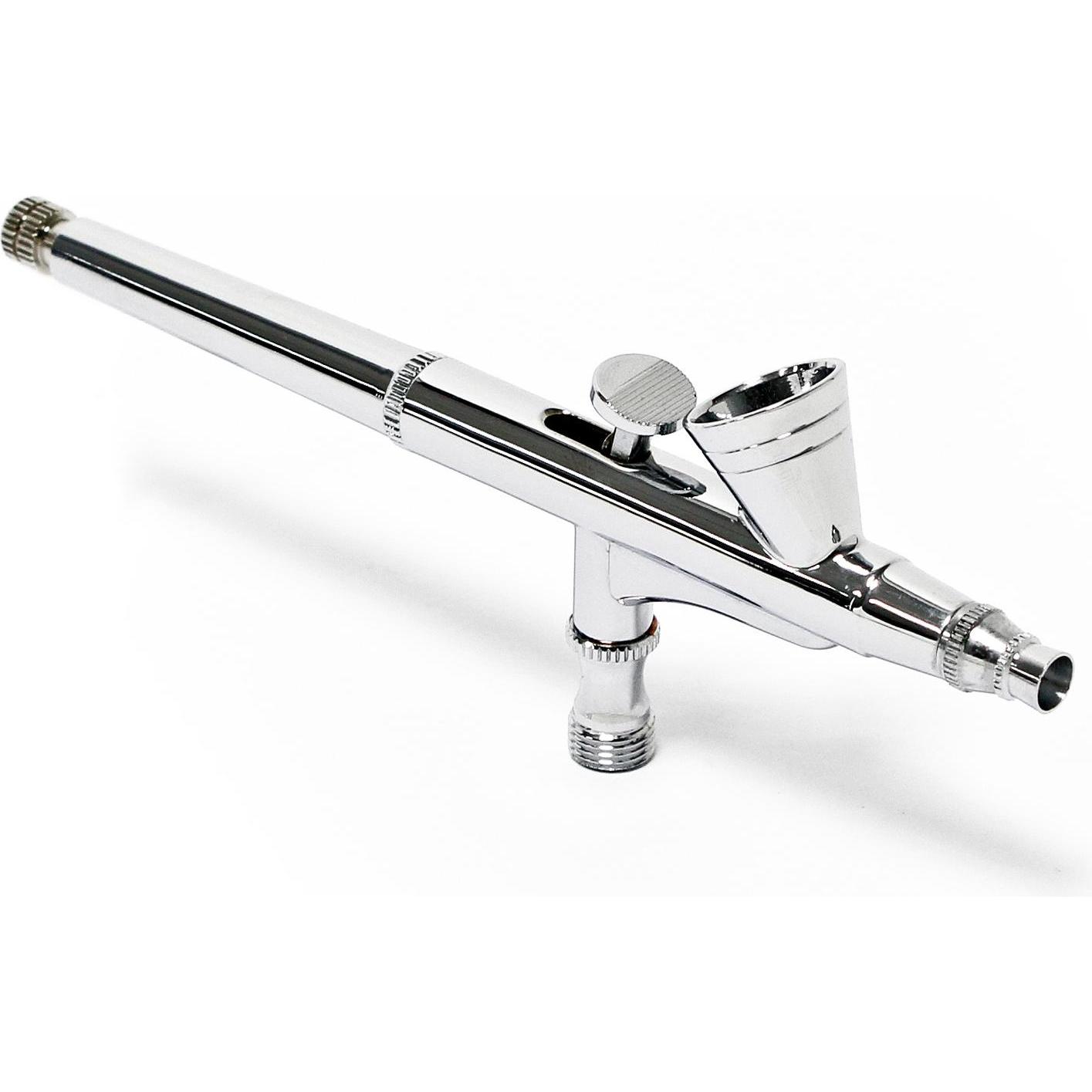 Wiltec Airbrushpistole Spritzpistole Druckluft Typ 135 Double Action Funktion Düsen