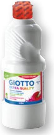 Produktbild Giotto Fila Barattolo Tempera Escolar di 500 ml. Lista per su USO. lavable. Senza Gluten.: Bianco. (White, 500 ml)