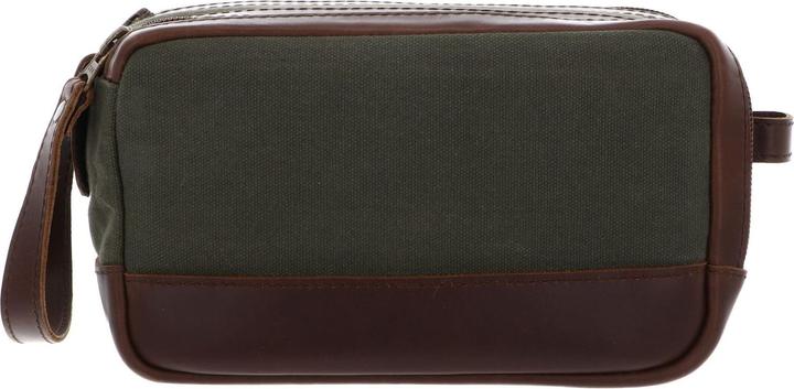 Actual product image Buckle & Seam Canvas Kulturbeutel Bruno Grün/Blau