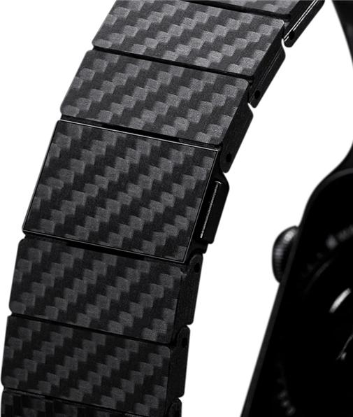 Immagine prodotto Pitaka Bracciale a maglie in vero nerofumo (Fibra di carbonio 1K)