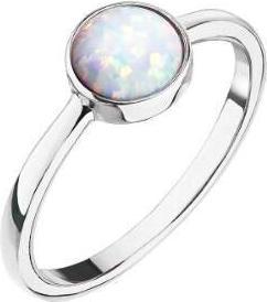 Immagine prodotto Evolution Group Anello in argento con opale bianca 15001.1 Circuito bianco 52 mm (52)