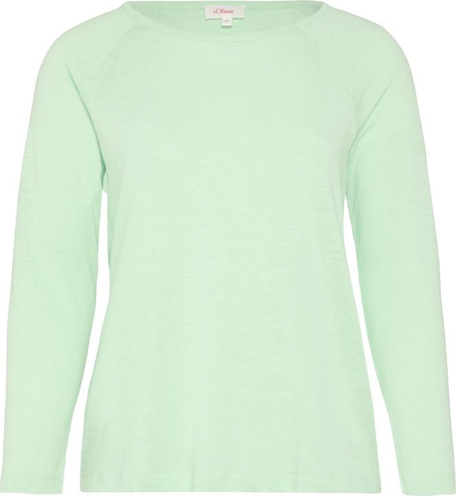 Immagine prodotto S.Oliver Hemd T-Shirt mit Flammgarnstruktur aus Baumwollmix (44)