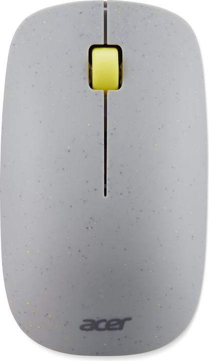 Actual product image Acer Vero Combo set AAK124 antimicrobial keyboard and Macaron mouse grey/yellow (Germany, Wireless)