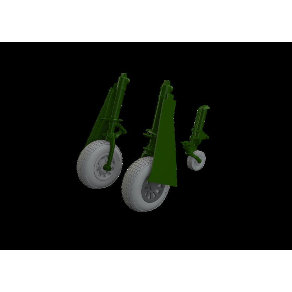 Eduard P-51B/C wheels block tread 2