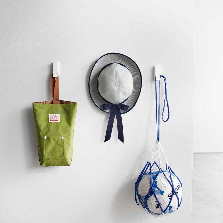 Actual product image Yamazaki Wall hooks (set of 3) TOWER