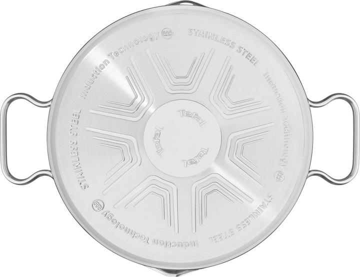 Productafbeelding Tefal Duetto steelpan 20cm w. deksel (20 cm, Steelpan, Roestvrij staal)