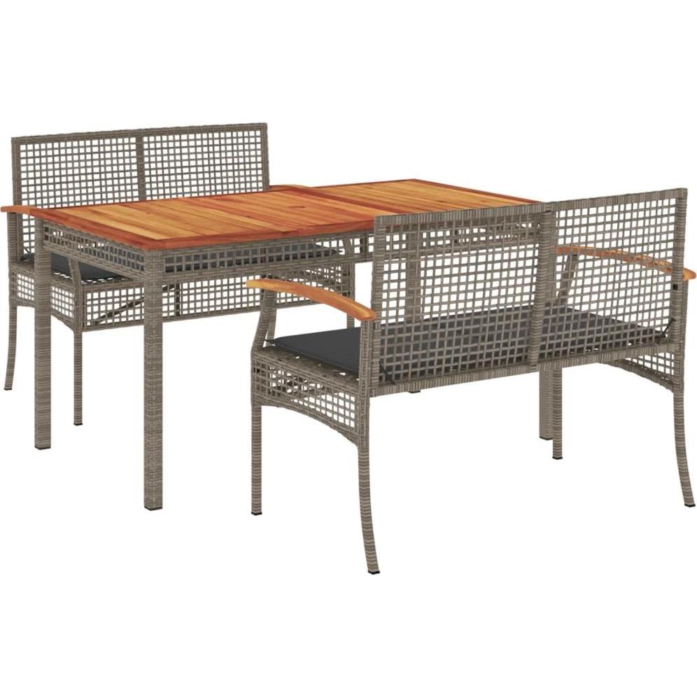 VidaXL, Gartentisch + Balkontisch, Tabby (80 cm)