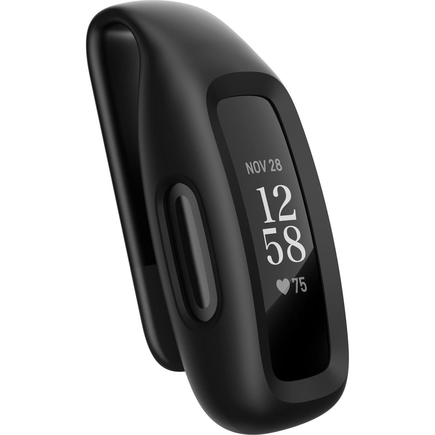 Fitbit Inspire 2 Clip (Kunststoff, Inspire 2), Uhrenarmband, Schwarz