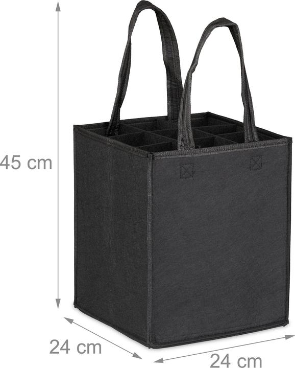 Relaxdays Flaschentasche