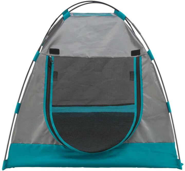 Produktbild Trixie Zelt für Hunde, 80 × 63 × 65 cm, Dunkelgrau/Petrol (Hund)