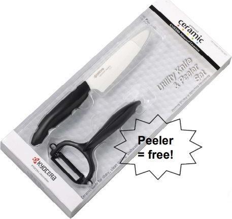 Produktbild Kyocera GEN Starter Set: Obst-und Gemüsemesser mit Schäler (11 cm)