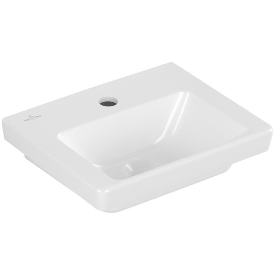 Thumbnail - Villeroy & Boch, Waschbecken, V&B Handwaschbecken SUBWAY 3.0 370x305mm o ÜL mit HL we (305 mm, 370 mm)