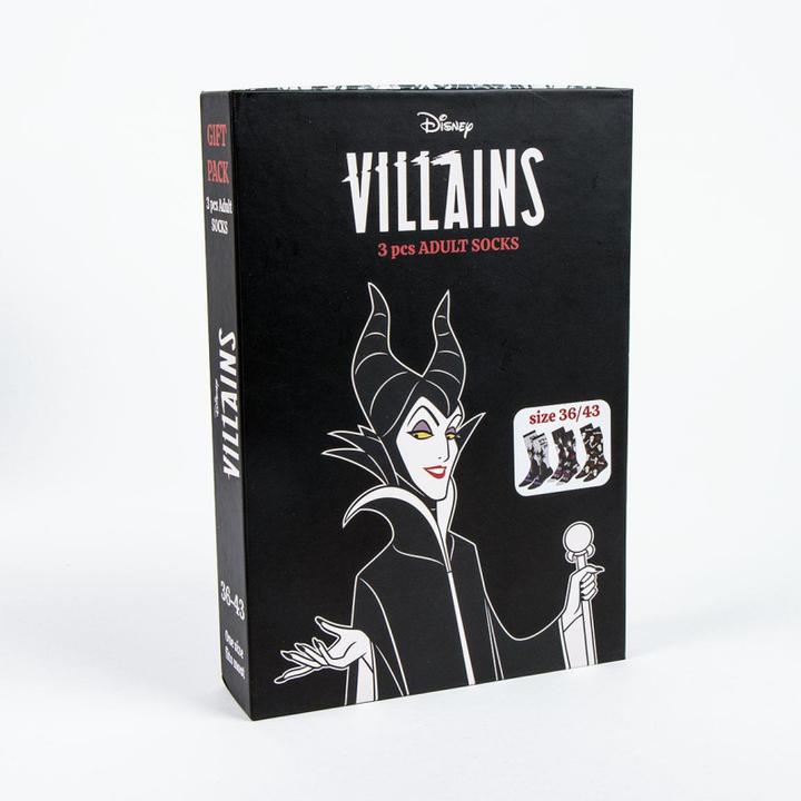 Produktbild Cerda DISNEY VILLAINS - Pack de 3 Paires de Chaussettes (Taille 36-43) (3er Pack, 36 - 43)