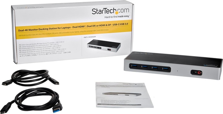 Productafbeelding StarTech Dubbel 4K (USB-C, 2 Havens)