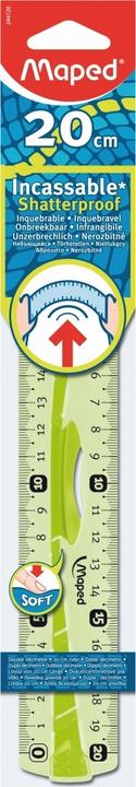 Image du produit Maped Règle plate Flex, 200 mm, en plastique, avec poignée (20 cm, Matières plastiques)