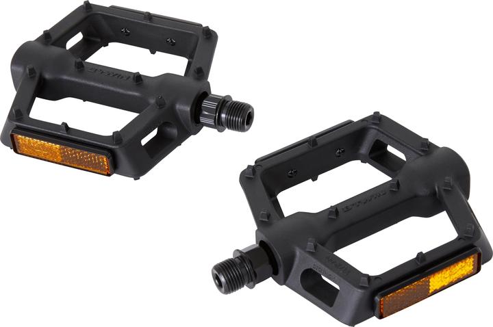 Produktbild Rockrider Pedale MTB 520 Grip Flachpedale Kunststoff