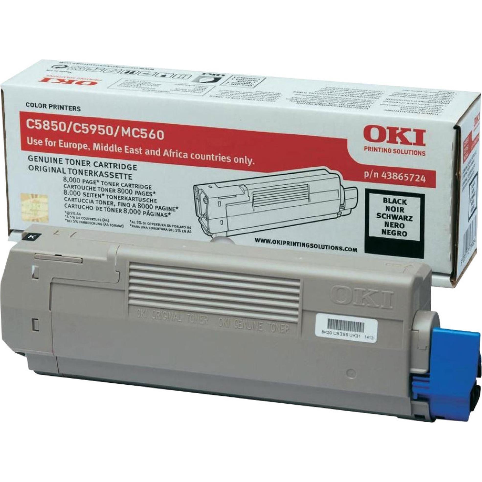 OKI, Toner, 43865724 (BK)